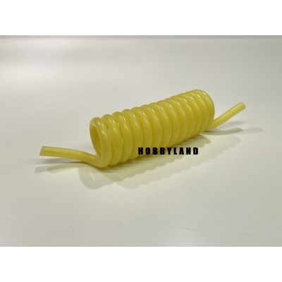SILICONE RECOIL FUEL TUBING ( Fluorescent Yellow ) - 1 METER